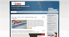 Desktop Screenshot of cdu-kreis-aachen.de
